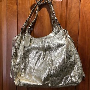Gorgeous Gold Coach Shoulder Bag